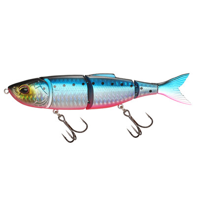 Fishgirl Lures Leurre Peche 4PLAY V2 SWIM & JERK 135mm 20g pomaly sa potápajúca nástraha z pravého sleďa na ostrieže, šťuky, pižmá, lososa, zubáča.