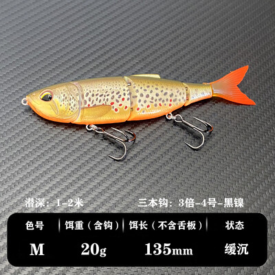 Fishgirl Lures Leurre Peche 4PLAY V2 SWIM & JERK 135mm 20g pomaly sa potápajúca nástraha z pravého sleďa na ostrieže, šťuky, pižmá, lososa, zubáča.