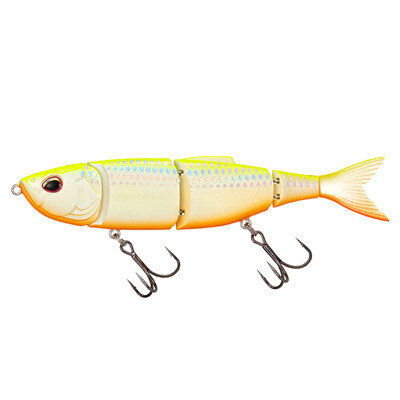 Fishgirl Lures Leurre Peche 4PLAY V2 SWIM & JERK 135mm 20g pomaly sa potápajúca nástraha z pravého sleďa na ostrieže, šťuky, pižmá, lososa, zubáča.