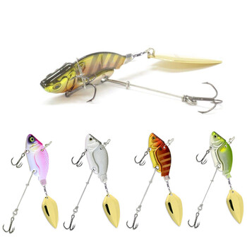 1 τμχ Sinking Metal VIB Vibration Bait Spinner Spoon Fishing Lures 13,6g 4,4cm Jigs Trout Winter Fishing Hard Baits Tackle Pesca