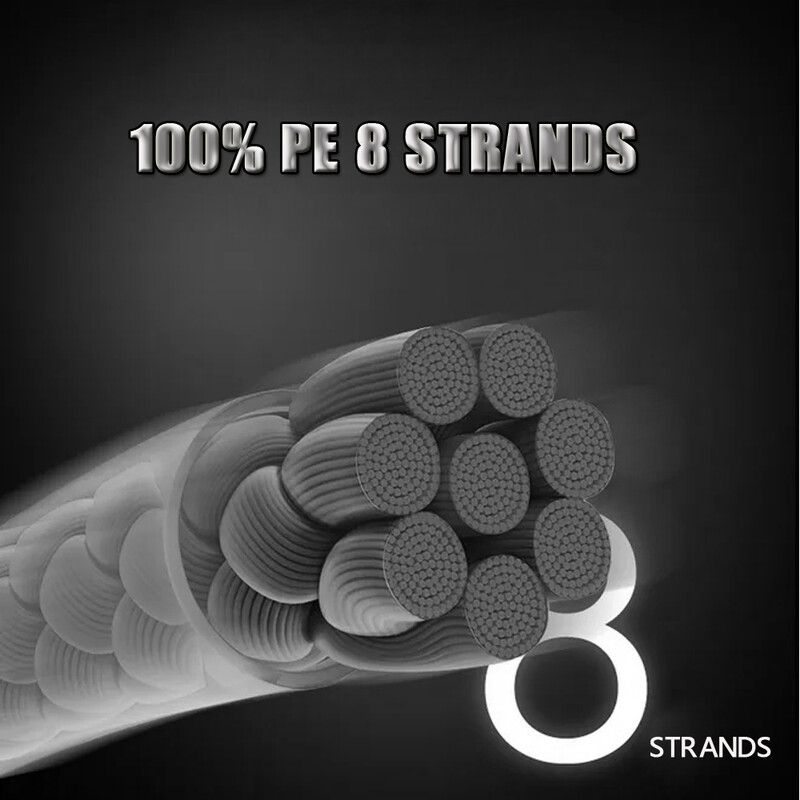 JOF X8 Struna za pecanje šarana 300M 500M 1000M 8 niti upletena japanska multifilamentna PE žica, super jaka, izdržljiva, glatka oprema