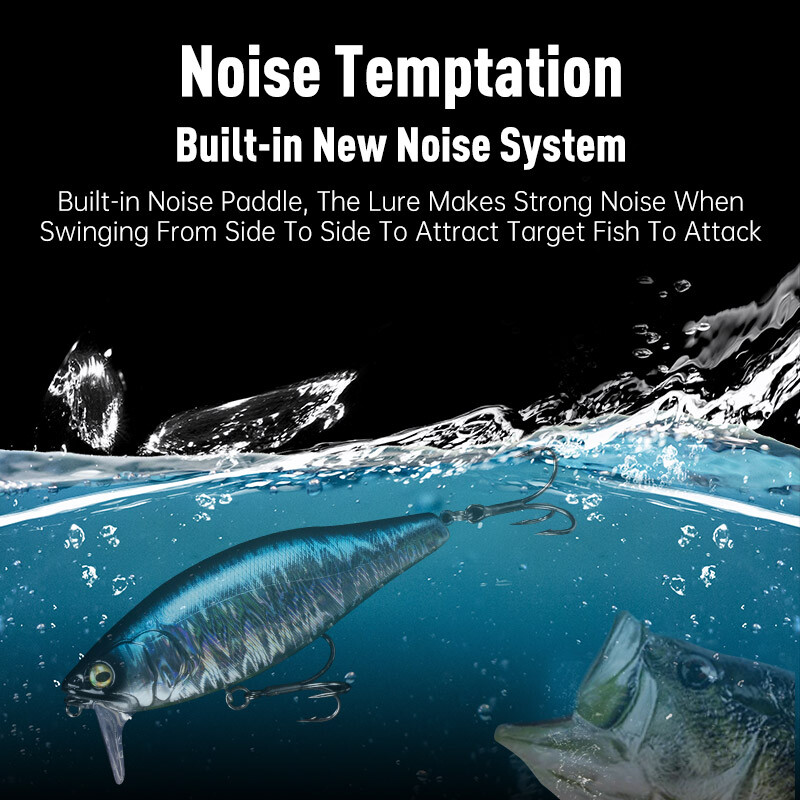 LEYDUN Hot JACK Rybárske nástrahy Minnow 107,7 mm 30 g Plávajúce plávanie Vysokokvalitné tvrdé nástrahy Hlučný systém Wobblery na ostrieže a šťuky