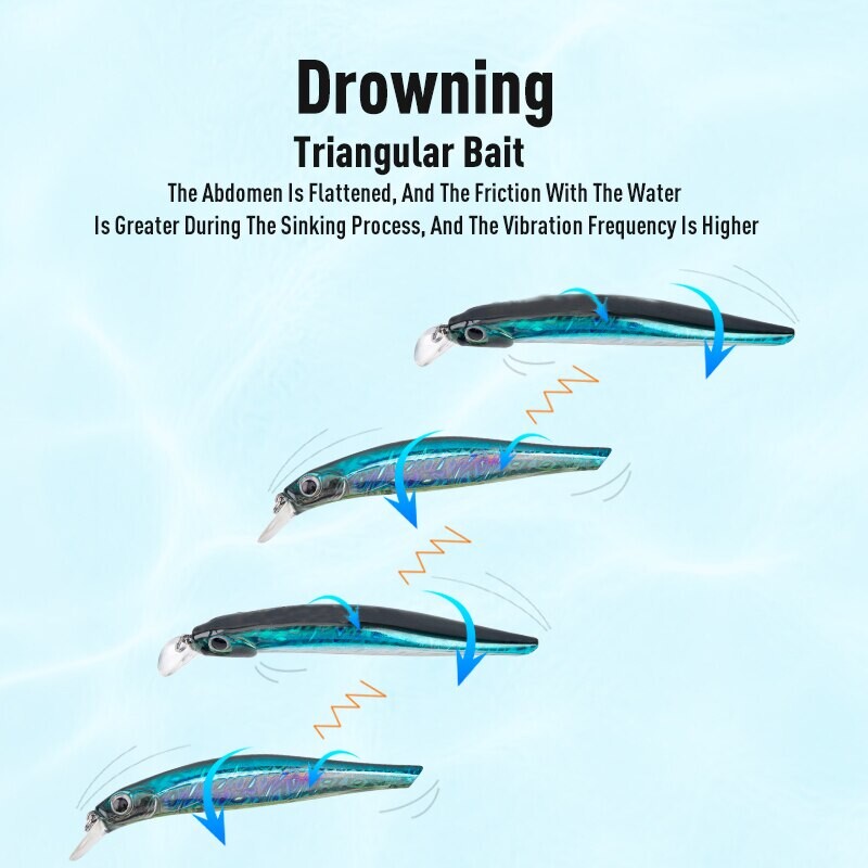 Artist FR Silence Skęstantys Minnow žvejybos masalai 80mm 105mm Jerkbaits Good Action Vobleriai Aukštos kokybės kietieji masalai jūrų ešeriai