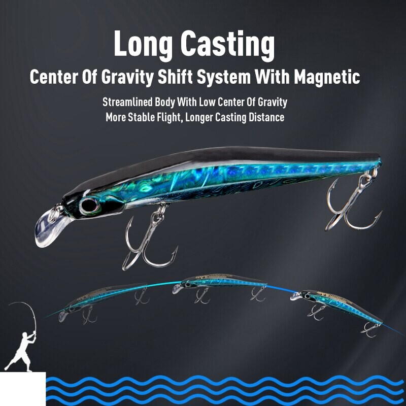 Artist FR Silence Skęstantys Minnow žvejybos masalai 80mm 105mm Jerkbaits Good Action Vobleriai Aukštos kokybės kietieji masalai jūrų ešeriai