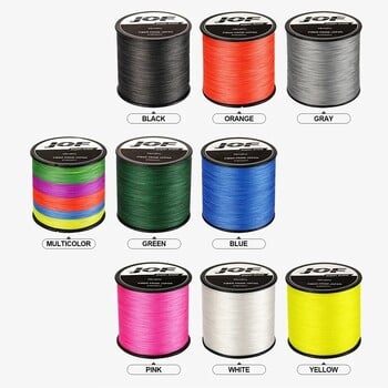 JOF Braided Fishing Line 4 Strands 1000M 500M 300M Multifilament Line Carp Fishing 8-80LB PE Line Sea Fishing 4X Braid Wire