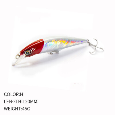 Mamac za pecanje Minnow 120 mm 45 g Tvrdi mamac Wobbler Jig mamac Crankbait Šaran Prugasti bas Pesca pribor za pecanje SwimBait