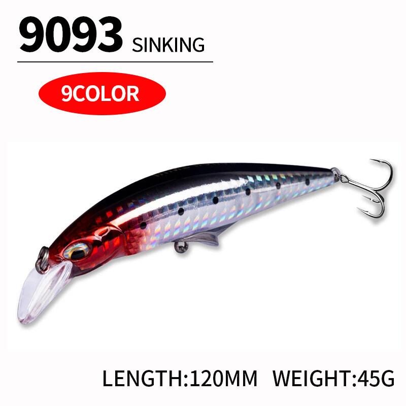 Mamac za pecanje Minnow 120 mm 45 g Tvrdi mamac Wobbler Jig mamac Crankbait Šaran Prugasti bas Pesca pribor za pecanje SwimBait