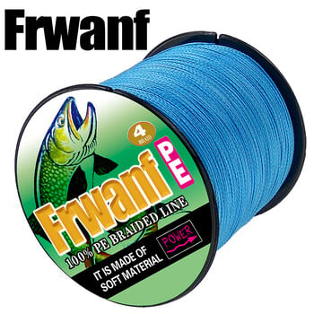 Frwanf Japan 4 Wire Braided Fishing Line 100M 109Yds γλυκού νερού Hunting for Sea Fishing Carp 10-100LB wire 6 8 10 20 30 100LBS