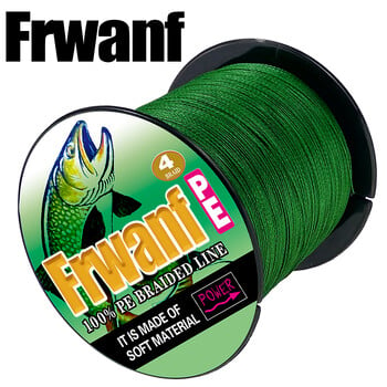 Frwanf Japan 4 Wire Braided Fishing Line 100M 109Yds γλυκού νερού Hunting for Sea Fishing Carp 10-100LB wire 6 8 10 20 30 100LBS