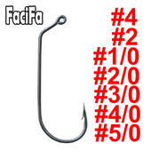 50 komada 60 stupnjeva Jig Fly Tiing Čvrsta žica za morsku slatkovodnu ribu Udica Aberdeen jig udica