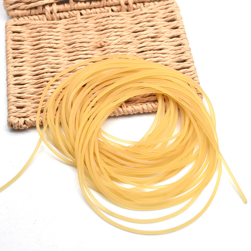 Promjer 2,5 mm Čvrsto elastično uže za pecanje 10 M Dodaci za ribolov Kvalitetna gumena struna za lov ribe