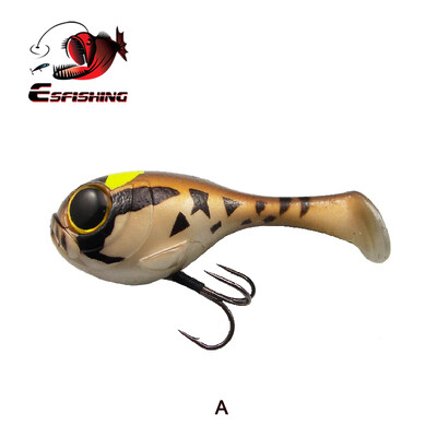 KESFISHING Mekani mamac Balloonfish 82mm 1kom Visokokvalitetni deraball umjetni silikonski mamac s udicom za sve ribičke pribore