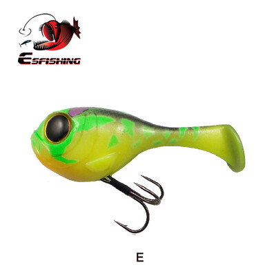 KESFISHING Mekani mamac Balloonfish 82mm 1kom Visokokvalitetni deraball umjetni silikonski mamac s udicom za sve ribičke pribore