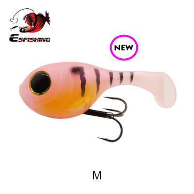 KESFISHING Mekani mamac Balloonfish 82mm 1kom Visokokvalitetni deraball umjetni silikonski mamac s udicom za sve ribičke pribore