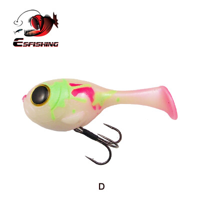 KESFISHING Mekani mamac Balloonfish 82mm 1kom Visokokvalitetni deraball umjetni silikonski mamac s udicom za sve ribičke pribore