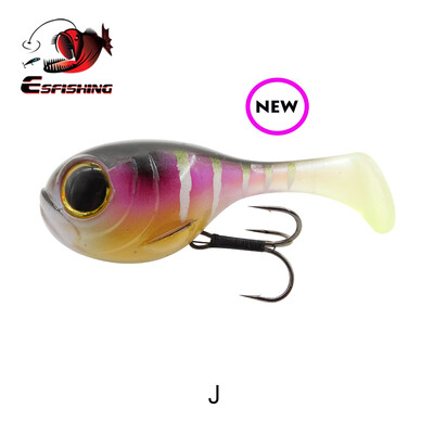 KESFISHING Mekani mamac Balloonfish 82mm 1kom Visokokvalitetni deraball umjetni silikonski mamac s udicom za sve ribičke pribore