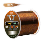 500m Gold Spotted Ribolov Struna Bionic Invisible Monofilament Nylon Speckle Fluorocarbon Coated Ribolov Šarana Struna za Ribolov