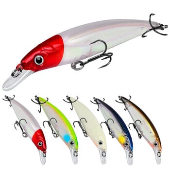 Bait Minnow 7g 14g 40g Luminous Bionic Fake Baits Plastic Hard Bait Fishing Bait Long Throw Floating Water Lure Swimbait