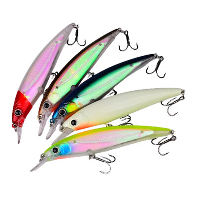 Bait Minnow 7g 14g 40g Luminous Bionic Fake Baits Plastic Hard Bait Fishing Bait Long Throw Floating Water Lure Swimbait