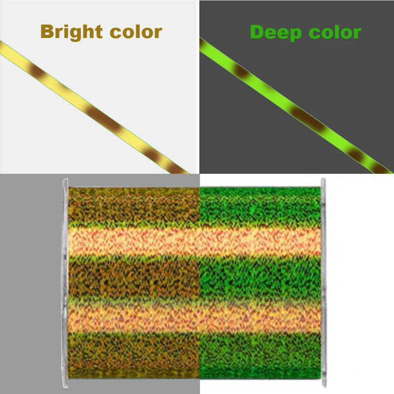 500m nevidljiva struna za pecanje Spotted Line 3D Bionic Monofilament Coated Fluorocarbon Speckle Carp Nylon Thread Fly Fish Green