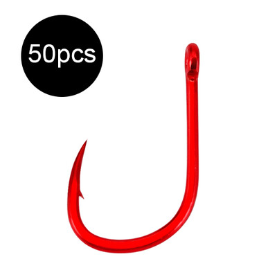 FTK 50-100 komada Udica za ribolov Visokougljični čelik 1#-12# ISEAMA WHIT EYE Som Anzol Japanske udice za šarane za ribolovni pribor