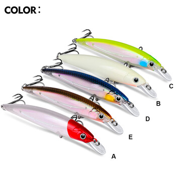 Hard Minnow Fishing Lures 9cm 11cm Jerkbait Swimbait Fishing Walleye Lures Crankbait Πέστροφα Γατόψαρο Τζέρκ Δόλωμα Δόλωμα Δόλωμα Τριμή γάντζοι