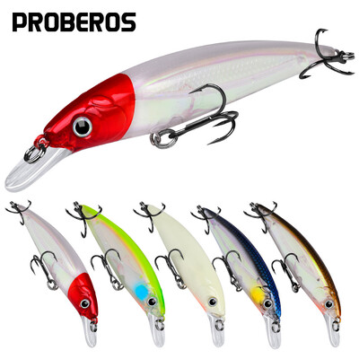 Hard Minnow Fishing Lures 9cm 11cm Jerkbait Swimbait Fishing Walleye Lures Crankbait Πέστροφα Γατόψαρο Τζέρκ Δόλωμα Δόλωμα Δόλωμα Τριμή γάντζοι