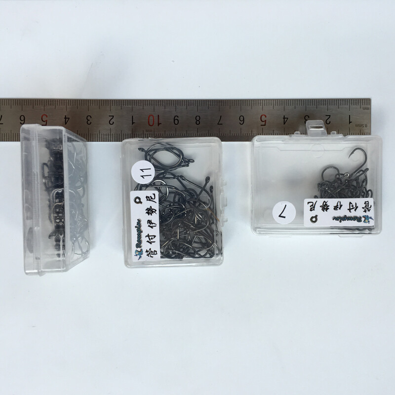 50 kom/kutija Udica za pecanje s omčom Udica s bodljama Krug Udice za šarane od ugljičnog čelika Pribor za pecanje Udica za mamac Udica