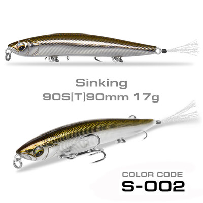 SFT 90mm/17g mamac za pecanje Olovka tvrdi mamac Umjetni Stickbait Rolling Tonući mamac Jerkbait Za pecanje štuke Bass Treble Hook