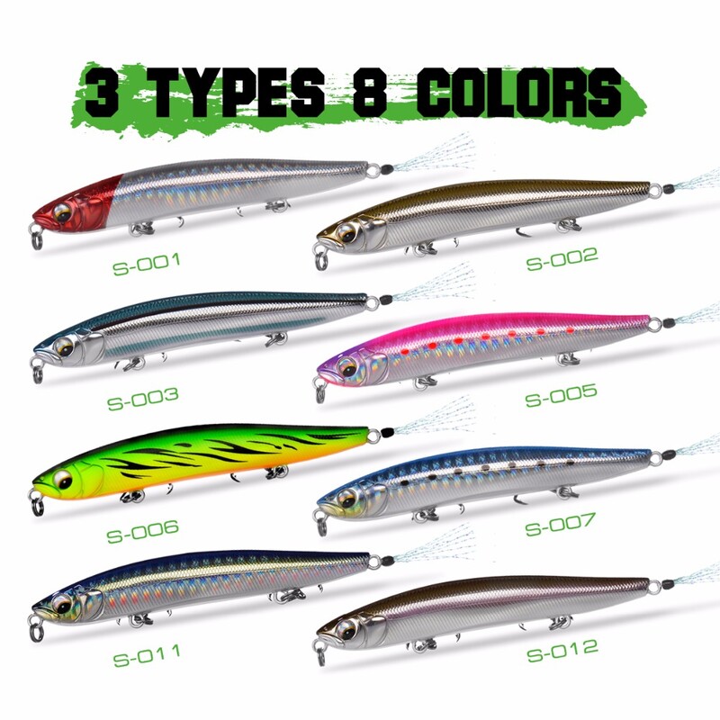 SFT 90mm/17g mamac za pecanje Olovka tvrdi mamac Umjetni Stickbait Rolling Tonući mamac Jerkbait Za pecanje štuke Bass Treble Hook