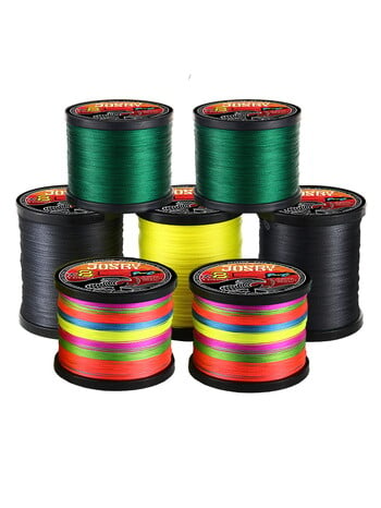 Плетена въдица 8 нишки 100M 300M 500M 1000M Spinning PE Multifilamento Japa Carp Fly Sea Saltwater Weave Extreme Pesca