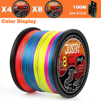 Pletena struna za pecanje 8 niti 100M 300M 500M 1000M Vrteća PE Multifilamento Japa Carp Fly Sea Saltwater Weave Extreme Pesca