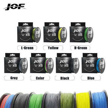 JOF 8 Strands Fishing Line 150M 300M 500M Fishing Line Fishing Accessories Fishing Fishing Cord for Fishing Fishing Carp