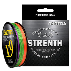 GHOTDA Snažna pletenica za pecanje 12 niti 9 niti 8 niti 100M PE žica Multifilament niti X8 X9X 12 struna za mušičarenje