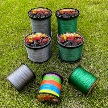 JOSBY 12 Strands Super Strong PE Fishing Line 1000/500/300/100M Multifilament γλυκού νερού αλμυρού νερού Carp Weave Wire Pesca