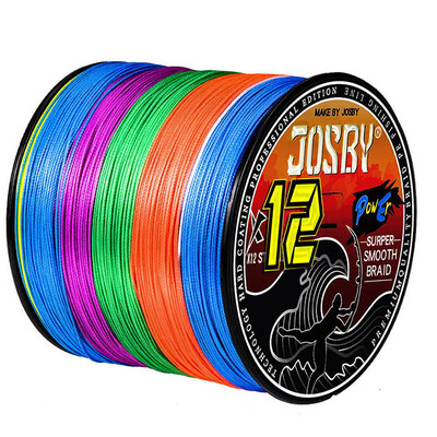 JOSBY 12 niti super čvrsta PE struna za pecanje 1000/500/300/100M multifilamentna žica za slatkovodni slanovodni šaran Pesca