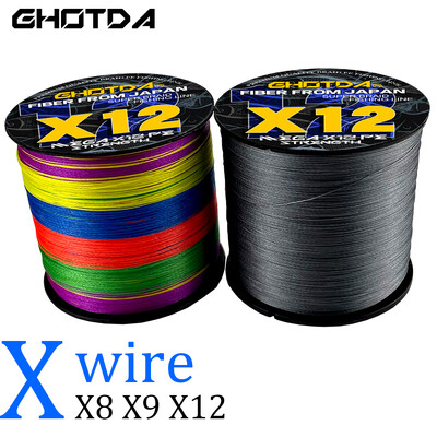 Braid Fishing Lines X8 X9 X12 Strands 300M 100% PE Multifilamento Braided Carp Fish Line Fly Pesca X-wire SUPER Smooth 18-120LB