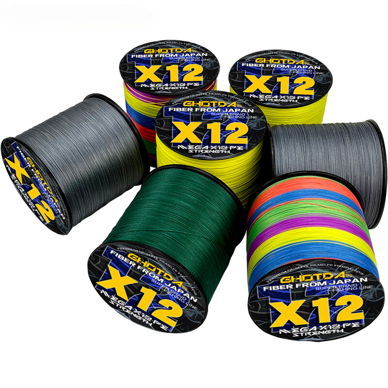 Strune za pecanje X8 X9 X12 niti 300M 100% PE Multifilamento Pletena struna za ribolov šarana Fly Pesca X-žica SUPER glatka 18-120LB