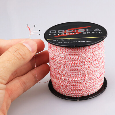 DORISEA 4 pramene 300m 6lb-100lb PE Extreme pletený multifilamentový rybársky vlasec Rybárstvo