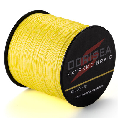 DORISEA 4 pramene 300m 6lb-100lb PE Extreme pletený multifilamentový rybársky vlasec Rybárstvo