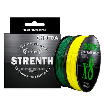 GHOTDA Multifilament Fishing Line Peche Sea Spinning Fishing Line X8 Fishing Trip Accessories 100M 13,2-78LB