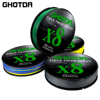 GHOTDA Multifilament Fishing Line Peche Sea Spinning Fishing Line X8 Fishing Trip Accessories 100M 13,2-78LB