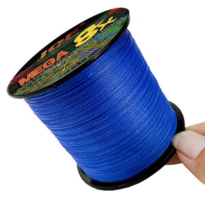 Nova PE struna za pecanje s 8 niti Grabežljive pletene žice 100M 300M 500M 1000M Multifilamentna struna za morskog šarana Izdržljiva glatka oprema