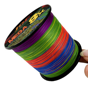 Nova PE struna za pecanje s 8 niti Grabežljive pletene žice 100M 300M 500M 1000M Multifilamentna struna za morskog šarana Izdržljiva glatka oprema