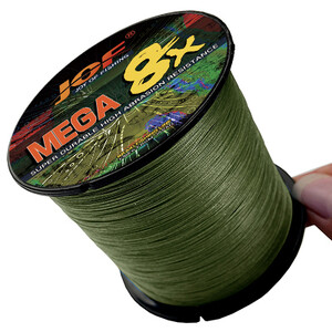 Nova PE struna za pecanje s 8 niti Grabežljive pletene žice 100M 300M 500M 1000M Multifilamentna struna za morskog šarana Izdržljiva glatka oprema