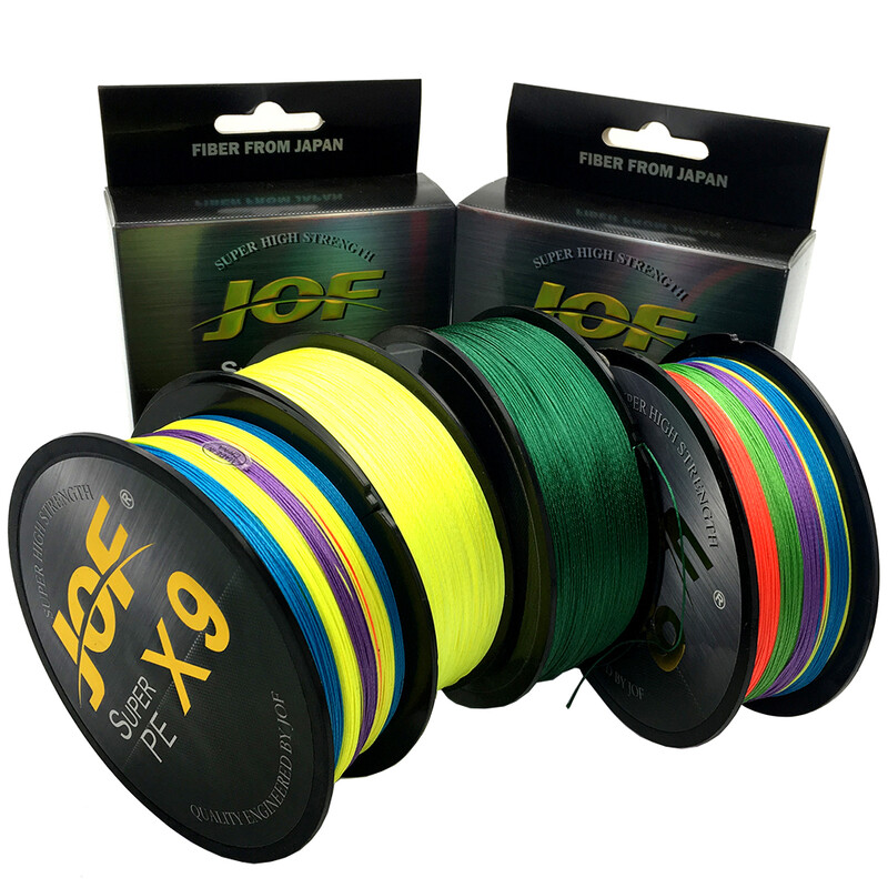 Konac za pecanje od 9 niti NOVO Pleteni PE za Jezersko more 300M 100M 100% višestruki konop Čvrsta glatka morska voda Šaranska žica 20LB-80LB