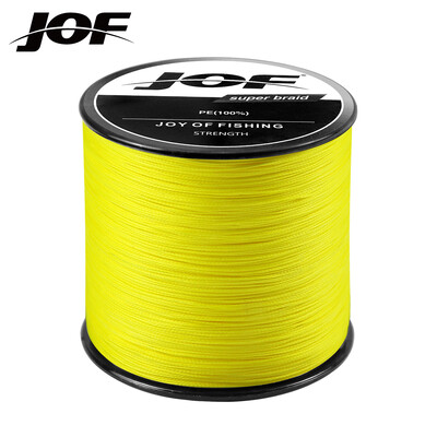 JOF 8 Strands Braided Fishing Line 1000M 500M 300M 100M Multifilament Carp Fishing Japanese Braided Wire Supplies PE Line