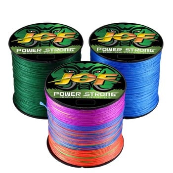 JOF Braided Fishing Line 8 Strands 100M 300M 500M PE Multifilament Wire Strong Japan Cord for Carp Accessories