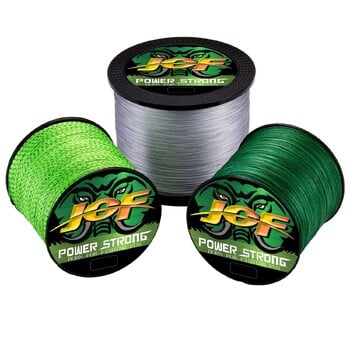 JOF Braided Fishing Line 8 Strands 100M 300M 500M PE Multifilament Wire Strong Japan Cord for Carp Accessories