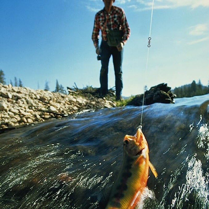 50/100 kom Nosivi okretni priključak za ribolov od nehrđajućeg čelika Pribor za ribolov šarana Snap Udica mamac Čvrsti prsten Okretni pribor